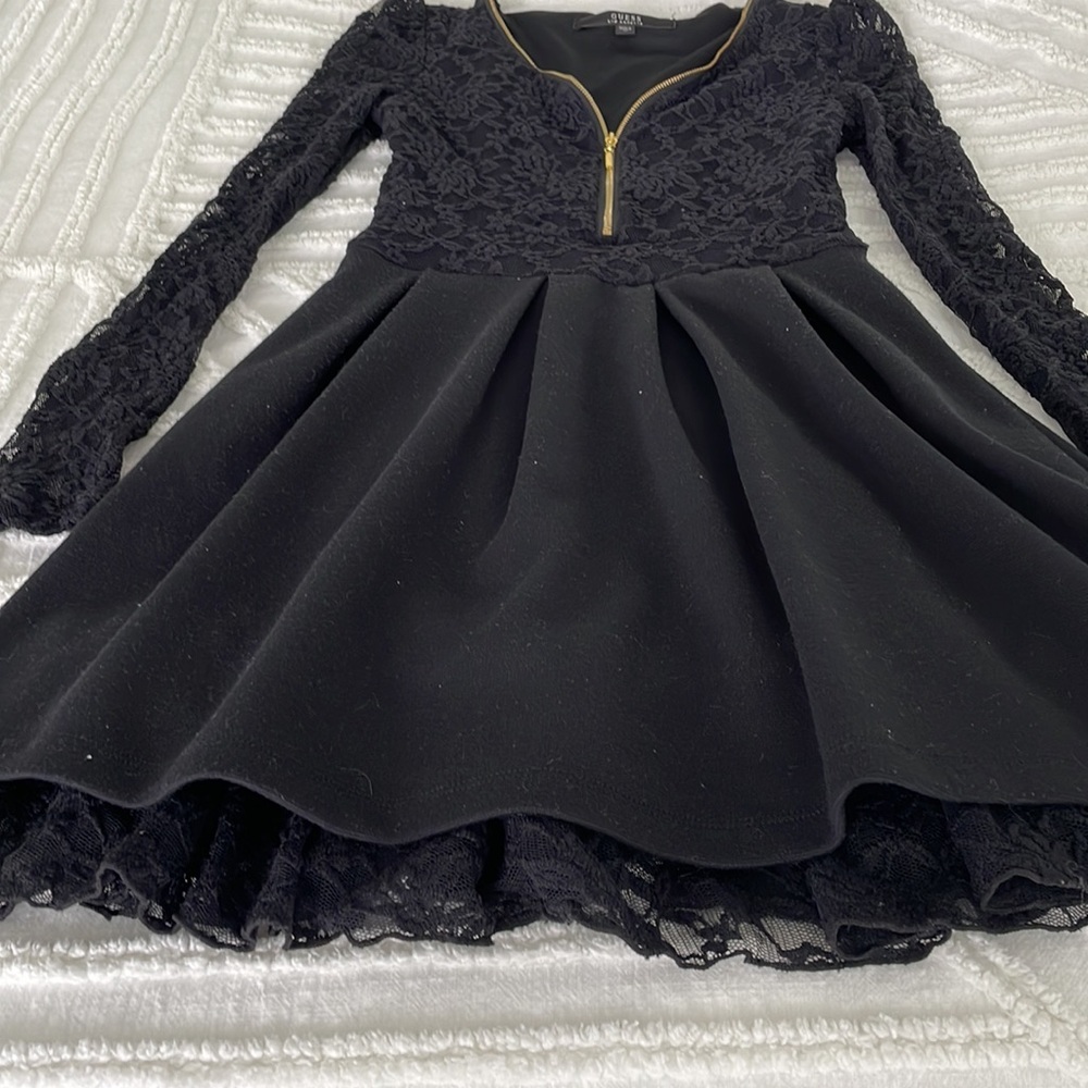Guess Black Long Sleeve Dress - Picture 7 of 8